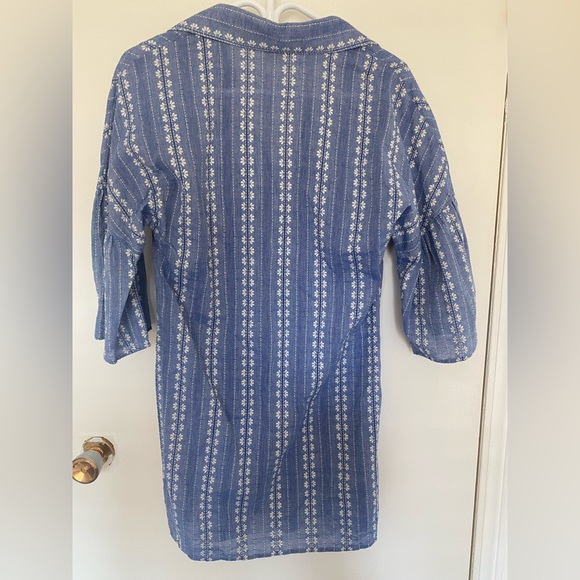 Splendid Chambray Dolman Sleeve Dress - Picture 6 of 9